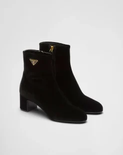 Mujer Prada BOTINAS Y BOTAS^Botines De Terciopelo