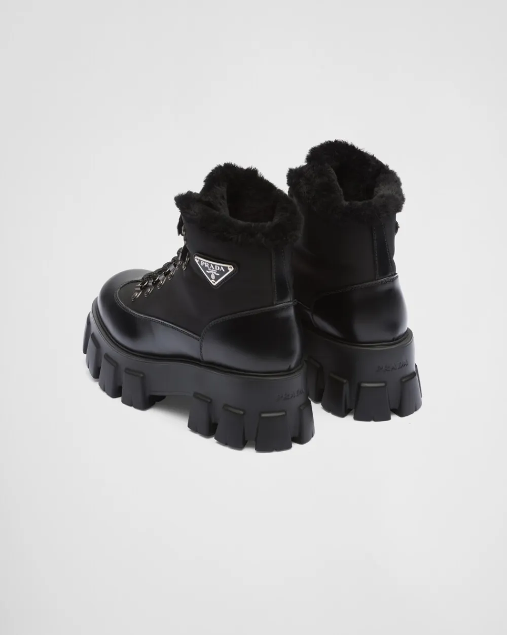 Mujer Prada BOTINAS Y BOTAS^Botines Monolith De Piel Y Re-nylon
