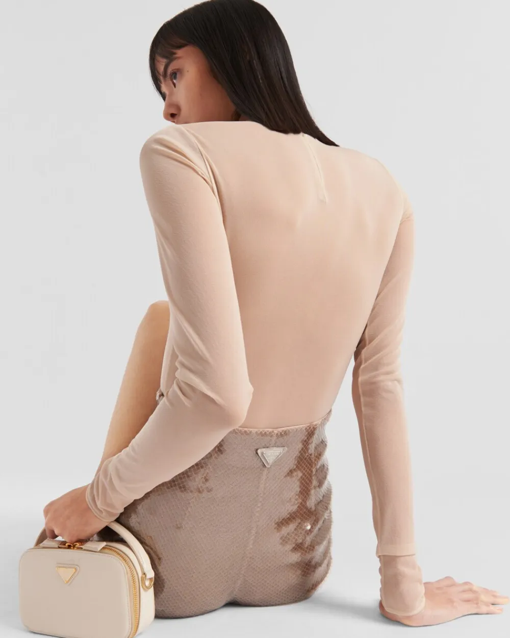 Mujer Prada PANTALONES LARGOS Y CORTOS^Braguitas De Tul Con Lentejuelas