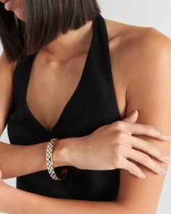 Mujer Prada JOYAS DE FANTASÍA^Brazalete De Metal Esmaltado