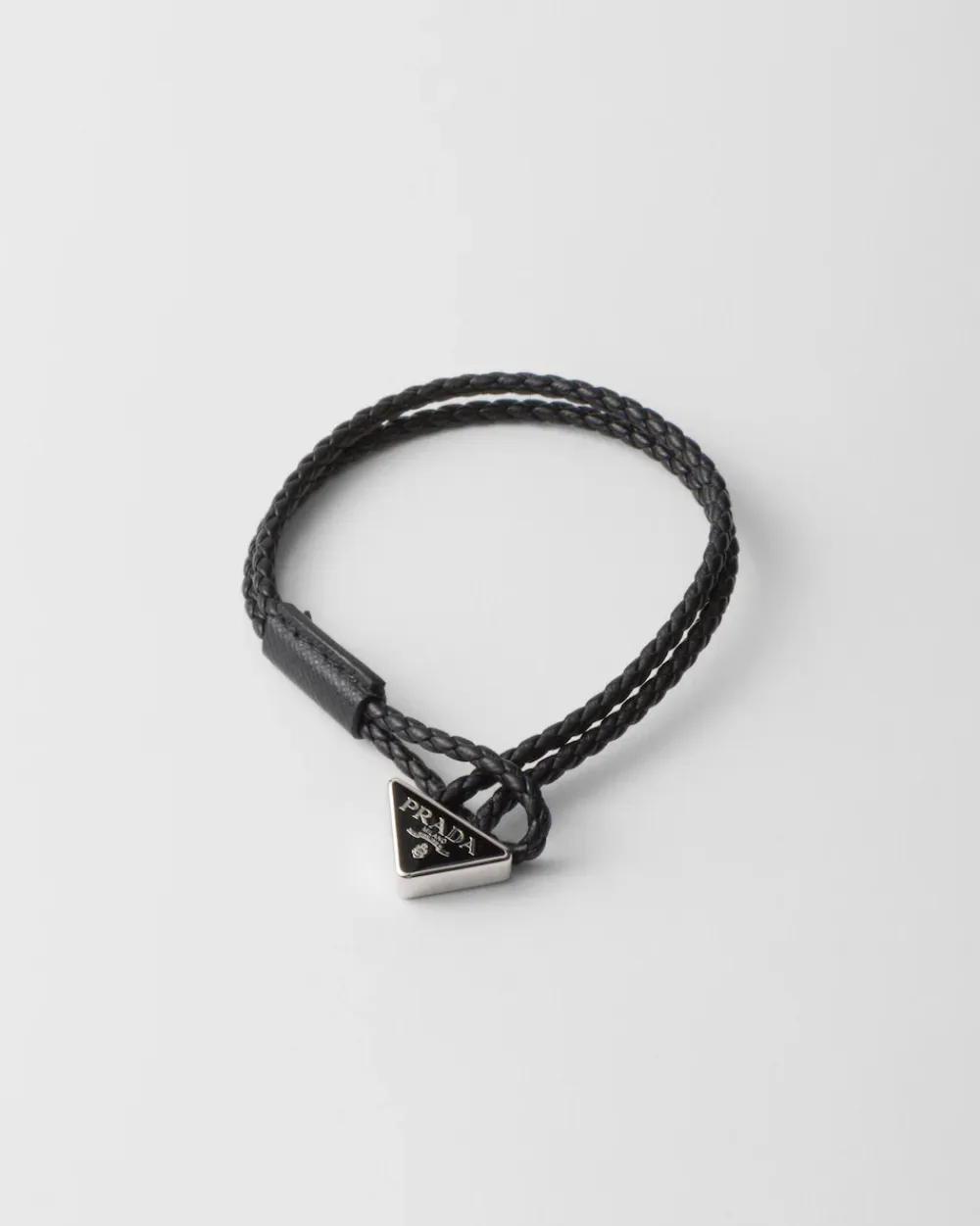 Hombre Prada JOYAS DE FANTASÍA^Brazalete De Napa Trenzado