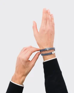 Hombre Prada JOYAS DE FANTASÍA^Brazalete De Piel Saffiano