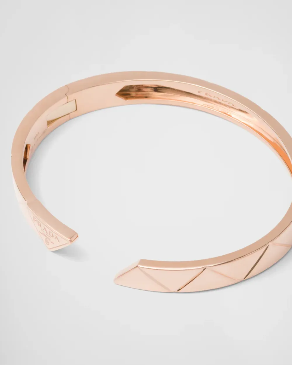 Mujer Prada COLECCIÓN DE JOYERÍA ELEGANTE^Brazalete Eternal Gold De Oro Rosa