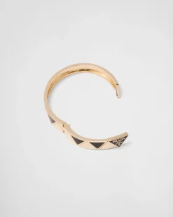 Mujer/Hombre Prada COLECCIÓN DE JOYERÍA ELEGANTE|COLECCIÓN DE JOYERÍA ELEGANTE^Brazalete Eternal Gold: Oro Y Cerámica