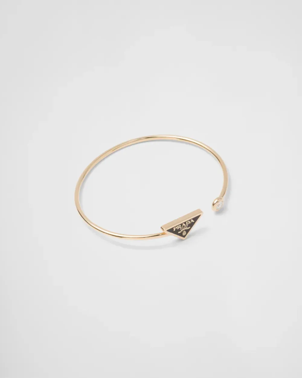 Mujer Prada COLECCIÓN DE JOYERÍA ELEGANTE^Brazalete Eternal Gold: Oro Y Diamante