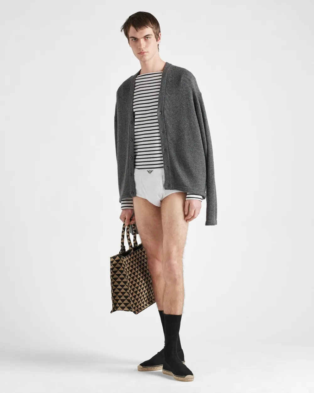 Hombre Prada PANTALONES Y BERMUDAS^Bóxers De Algodón