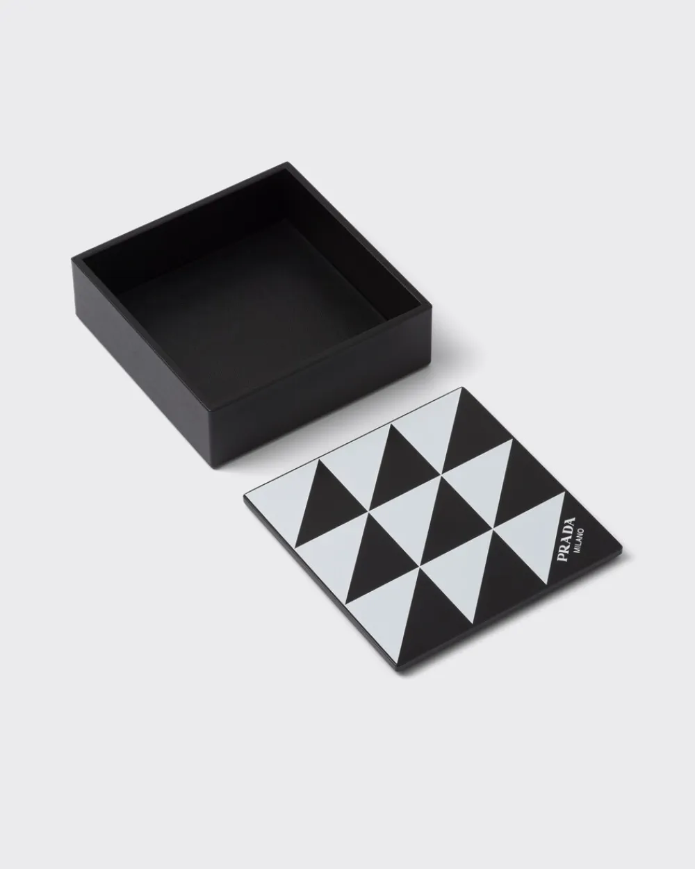 Mujer/Hombre Prada VELAS AROMÁTICAS Y OBJETOS DECORATIVOS|JUEGOS Y ACCESORIOS PARA EL HOGAR^Caja De Madera Y Piel Saffiano