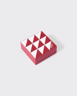 Mujer/Hombre Prada VELAS AROMÁTICAS Y OBJETOS DECORATIVOS|JUEGOS Y ACCESORIOS PARA EL HOGAR^Caja De Madera Y Piel Saffiano