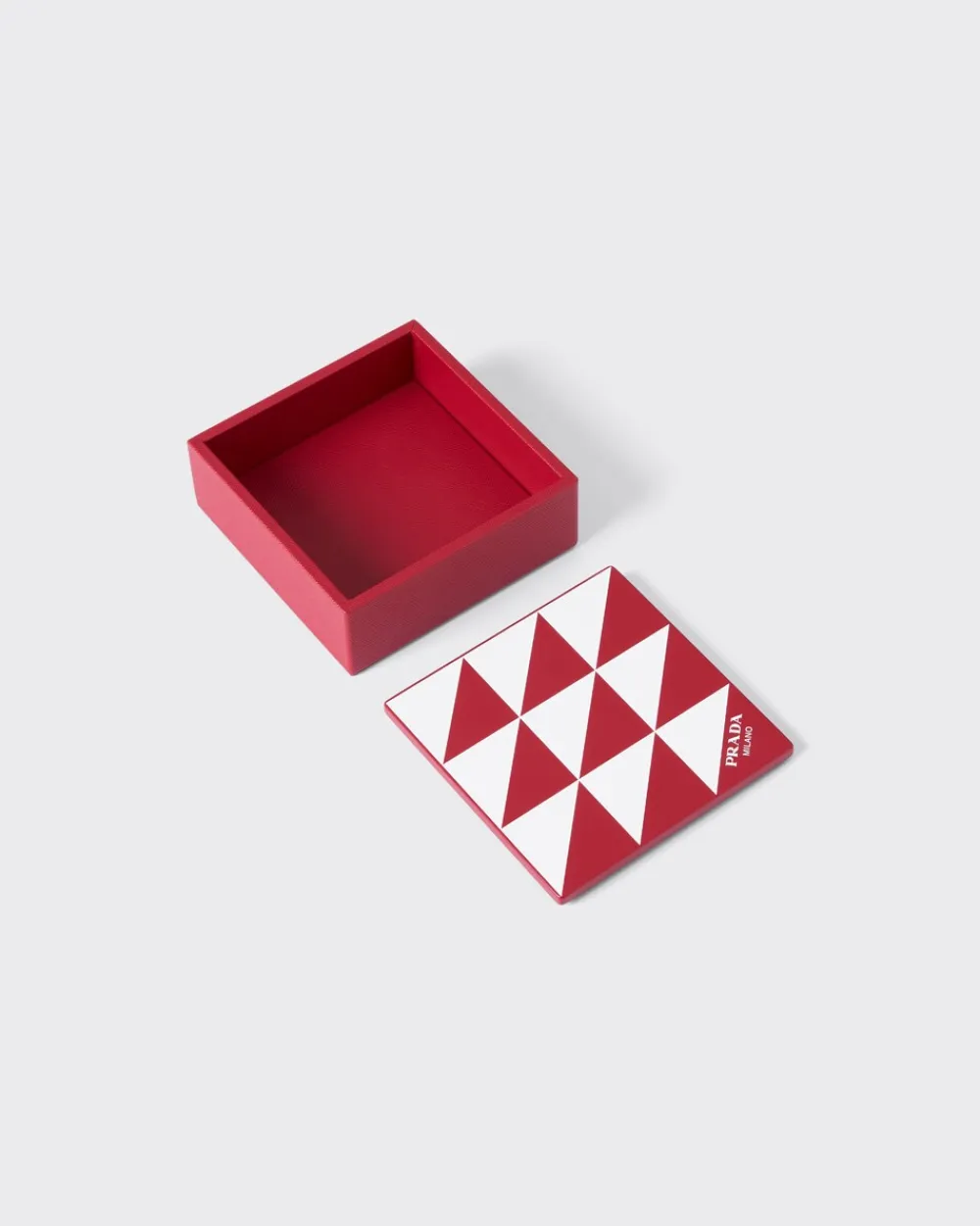 Mujer/Hombre Prada VELAS AROMÁTICAS Y OBJETOS DECORATIVOS|JUEGOS Y ACCESORIOS PARA EL HOGAR^Caja De Madera Y Piel Saffiano