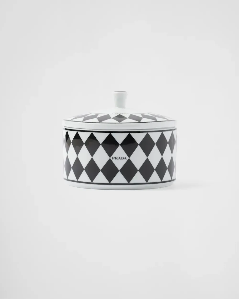 Prada VELAS AROMÁTICAS Y OBJETOS DECORATIVOS^Caja De Porcelana - Checkerboard