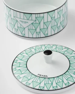 Prada VELAS AROMÁTICAS Y OBJETOS DECORATIVOS^Caja De Porcelana - Vienna Green