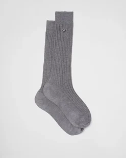 Mujer Prada PIJAMAS Y ROPA INTERIOR^Calcetines De Algodón