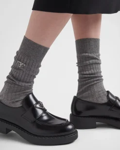Mujer Prada PIJAMAS Y ROPA INTERIOR^Calcetines De Algodón