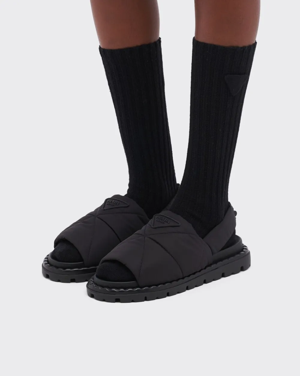 Mujer Prada PIJAMAS Y ROPA INTERIOR^Calcetines De Lana Y Cachemir