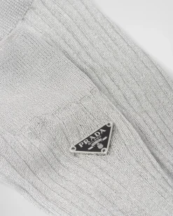 Mujer Prada PIJAMAS Y ROPA INTERIOR^Calcetines De Lúrex