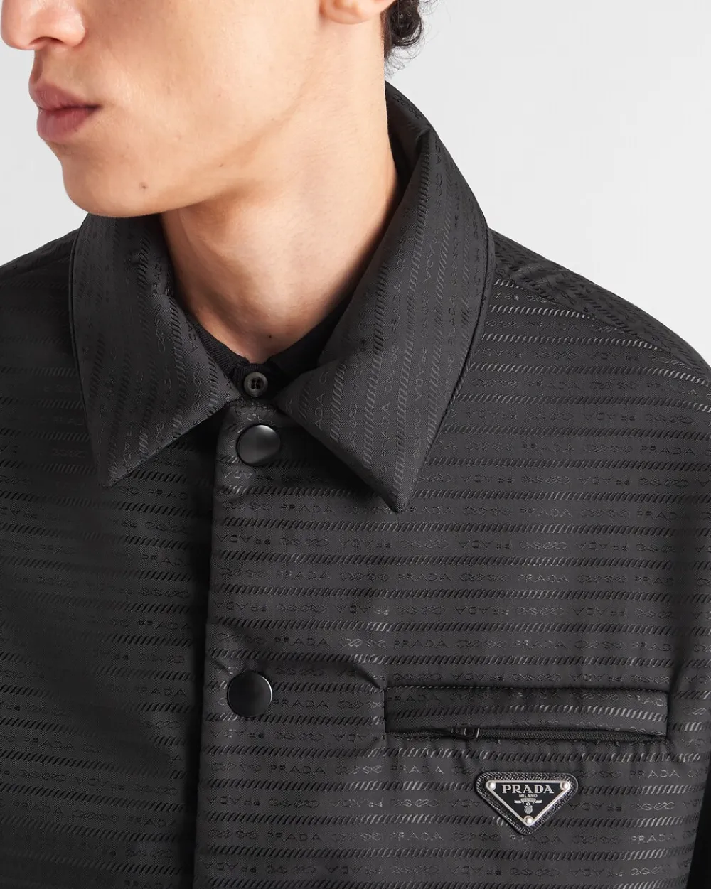 Hombre Prada COLECCIÓN MASCULINA|CAMISAS^Camisa Acolchada De Re-nylon