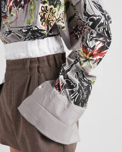 Hombre Prada CAMISAS^Camisa De Algodón