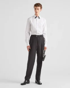 Hombre Prada CAMISAS^Camisa De Algodón