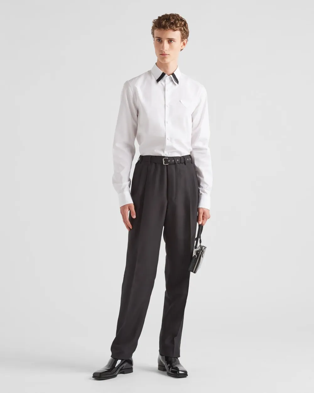 Hombre Prada CAMISAS^Camisa De Algodón