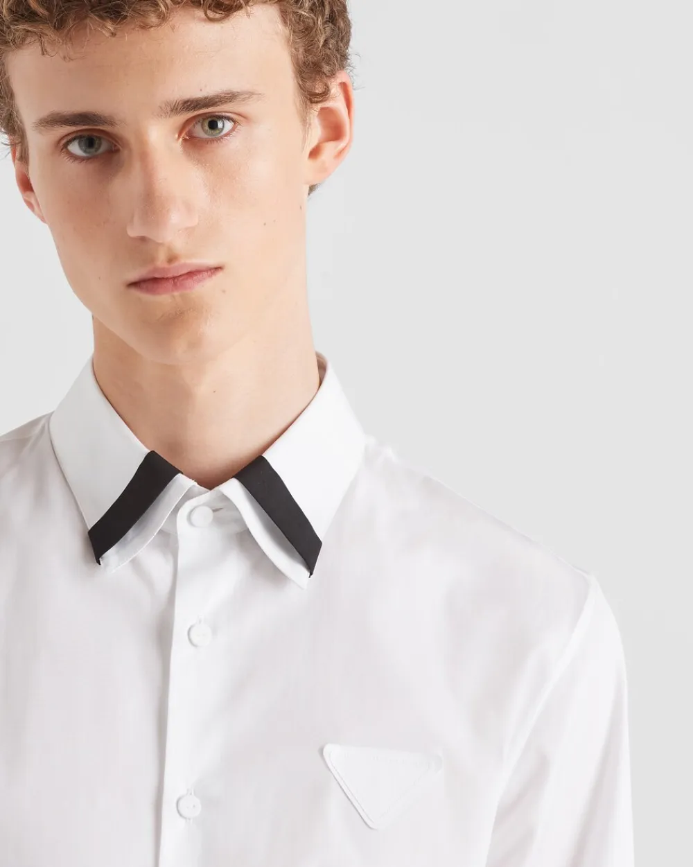 Hombre Prada CAMISAS^Camisa De Algodón