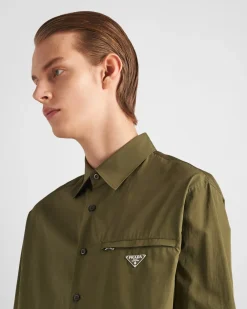 Hombre Prada CAMISAS^Camisa De Algodón