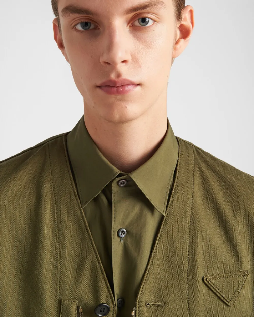 Hombre Prada CAMISAS^Camisa De Algodón