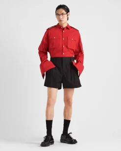 Hombre Prada CAMISAS^Camisa De Algodón