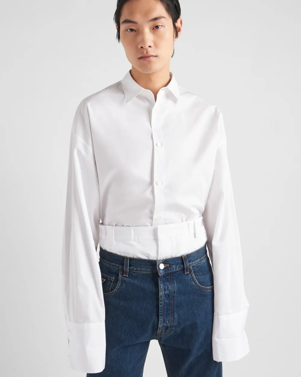 Hombre Prada CAMISAS^Camisa De Algodón