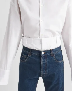 Hombre Prada CAMISAS^Camisa De Algodón