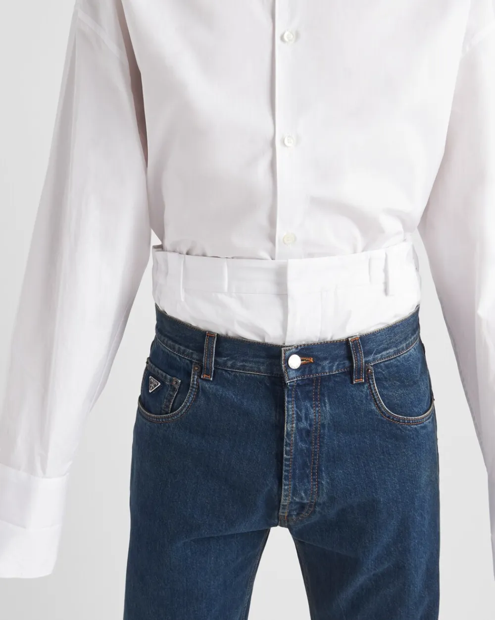 Hombre Prada CAMISAS^Camisa De Algodón
