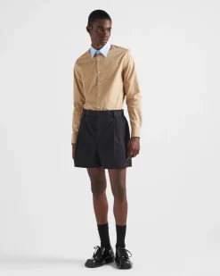Hombre Prada CAMISAS^Camisa De Algodón