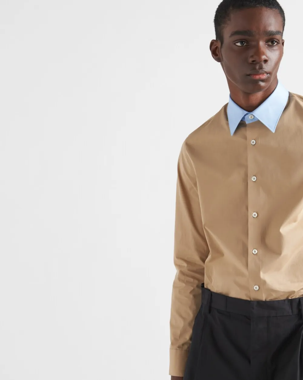 Hombre Prada CAMISAS^Camisa De Algodón