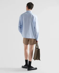 Hombre Prada CAMISAS^Camisa De Algodón