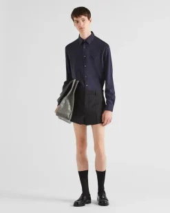 Hombre Prada CAMISAS^Camisa De Algodón
