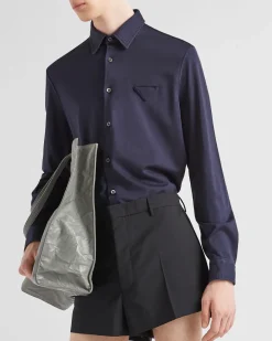 Hombre Prada CAMISAS^Camisa De Algodón