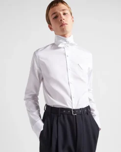 Hombre Prada CAMISAS^Camisa De Algodón