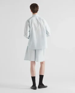 Hombre Prada CAMISAS^Camisa De Algodón