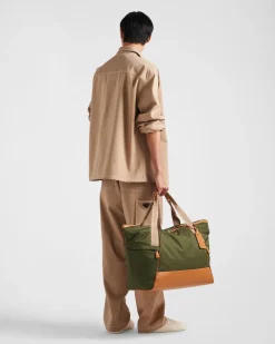 Hombre Prada CAMISAS^Camisa De Algodón Elástico