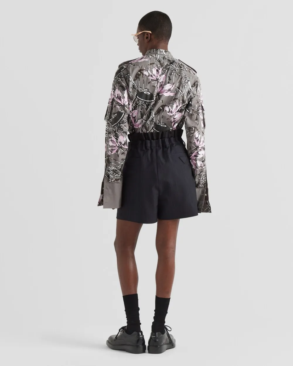 Hombre Prada CAMISAS^Camisa De Algodón Estampada