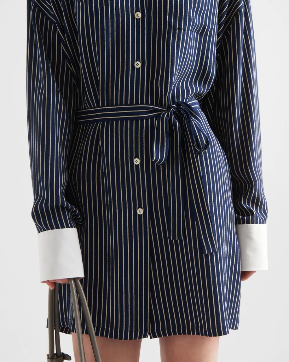 Mujer Prada CAMISAS Y TOPS^Camisa De Crepé