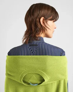Mujer Prada CAMISAS Y TOPS^Camisa De Crepé A Rayas
