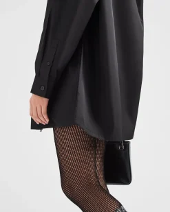 Mujer Prada COLECCIÓN FEMENINA|CAMISAS Y TOPS^Camisa De Gabardina Re-nylon