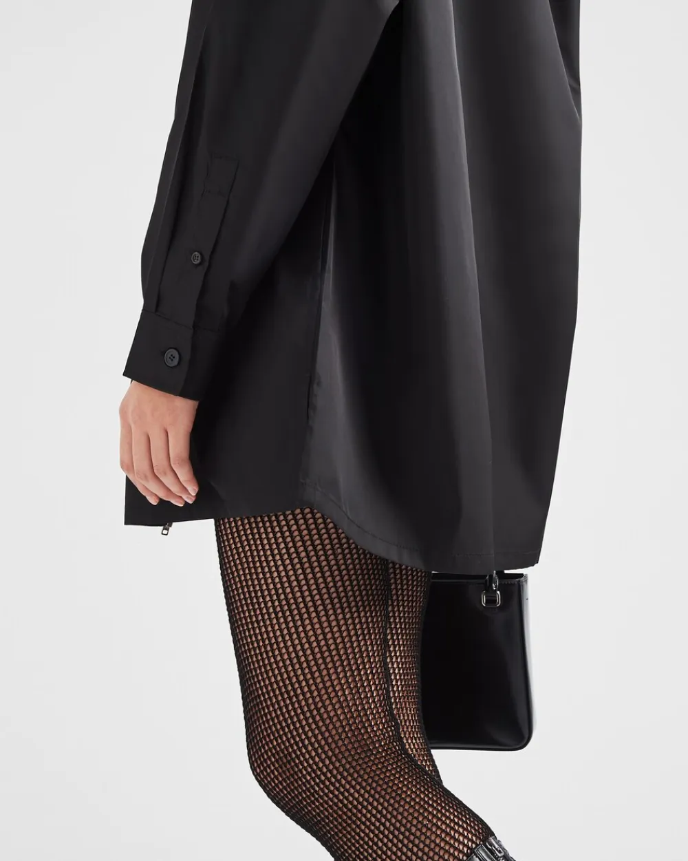 Mujer Prada COLECCIÓN FEMENINA|CAMISAS Y TOPS^Camisa De Gabardina Re-nylon