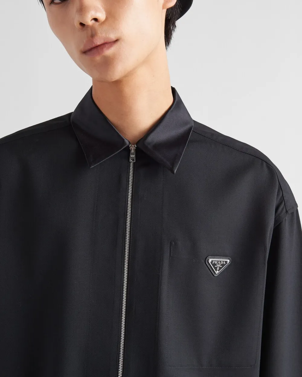 Hombre Prada CAMISAS^Camisa De Lana