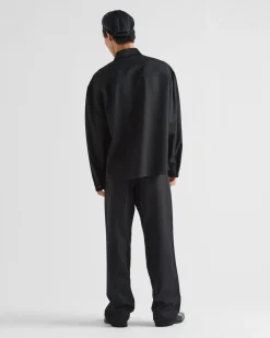 Hombre Prada CAMISAS^Camisa De Lana