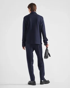 Hombre Prada CAMISAS^Camisa De Mezcla De Lana