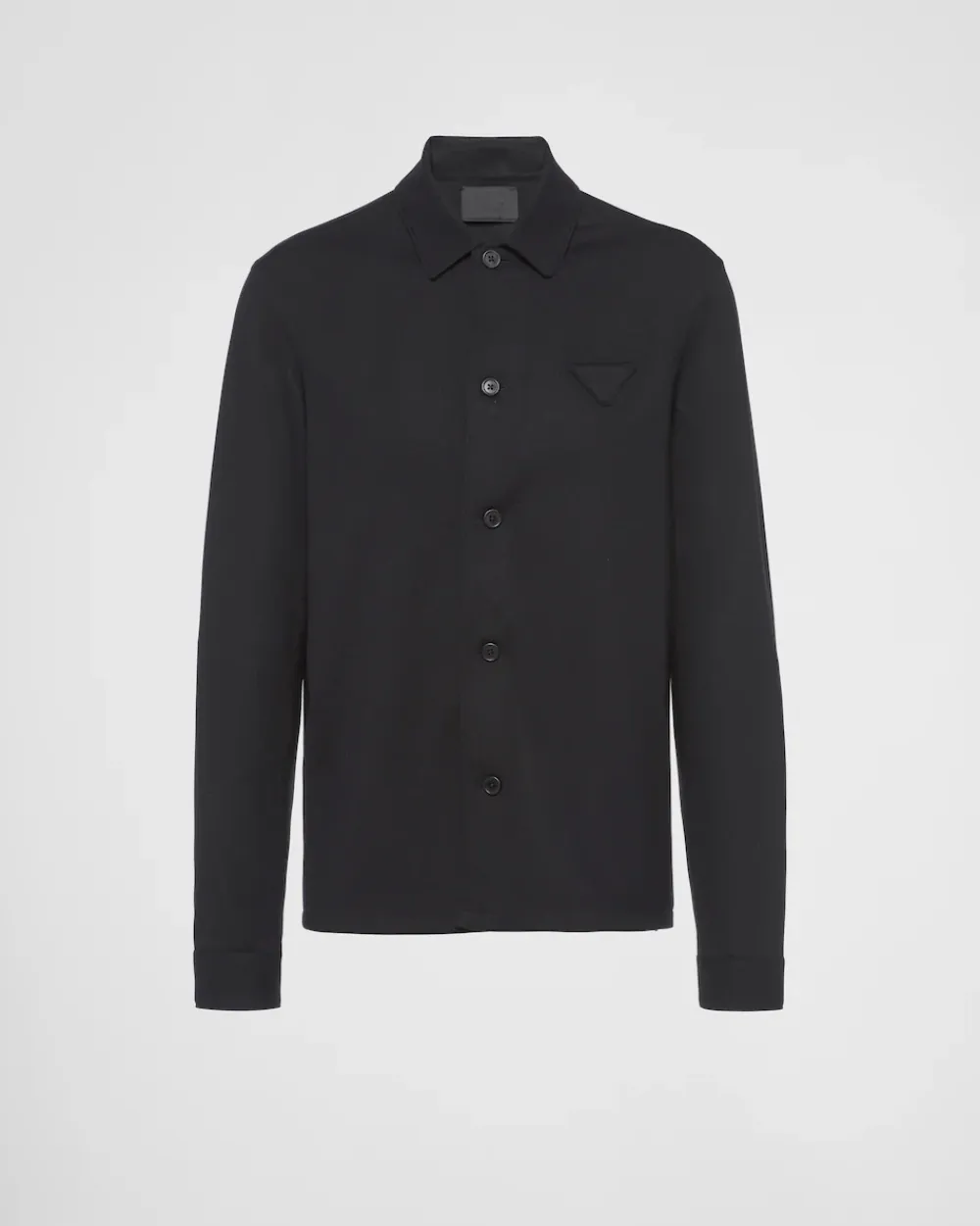 Hombre Prada CAMISAS^Camisa De Mezcla De Lana