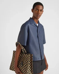 Hombre Prada ROPA DE PIEL^Camisa De Napa