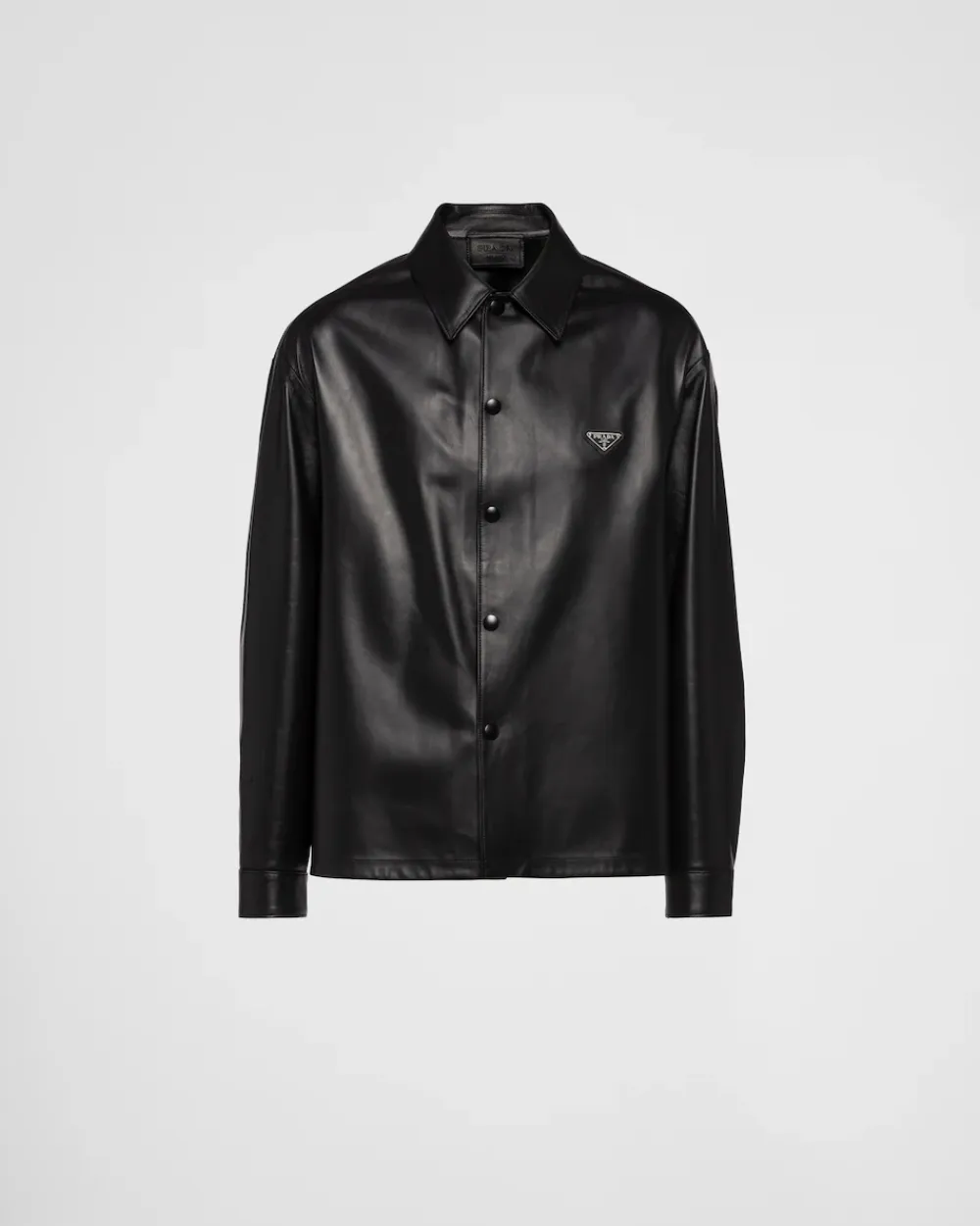 Hombre Prada ROPA DE PIEL^Camisa De Napa