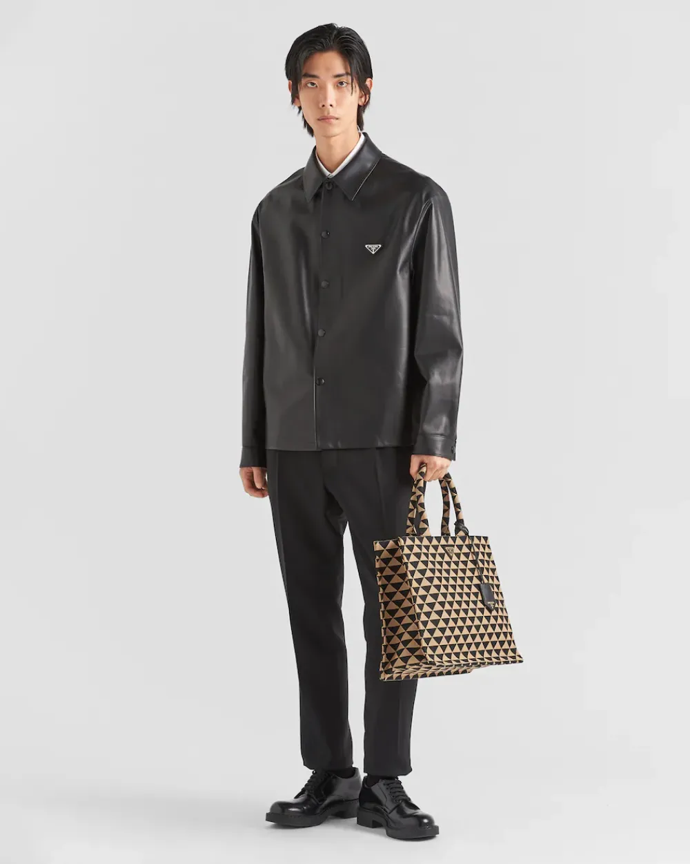 Hombre Prada ROPA DE PIEL^Camisa De Napa